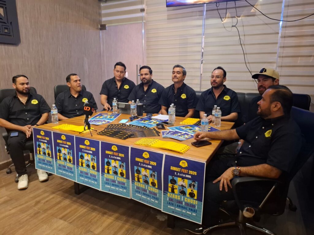 Conferencia de prensa del Sunset Fest 2026 en Mazatlán