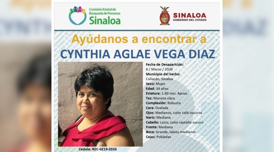 Ficha de búsqueda Cynthia Aglae Vega Díaz