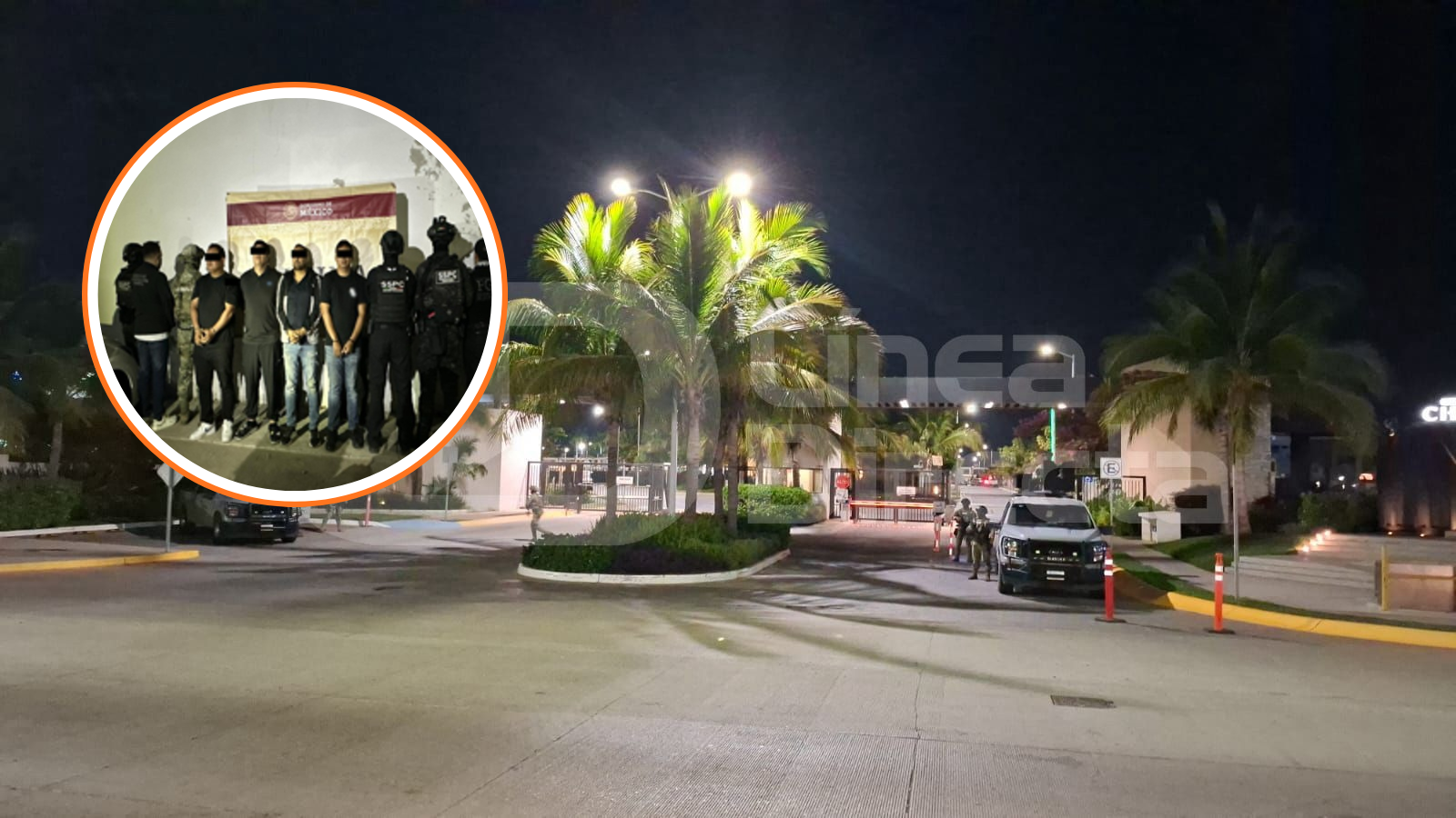 Operativo y cateo en fraccionamiento privado deja cuatro hombres detenidos
