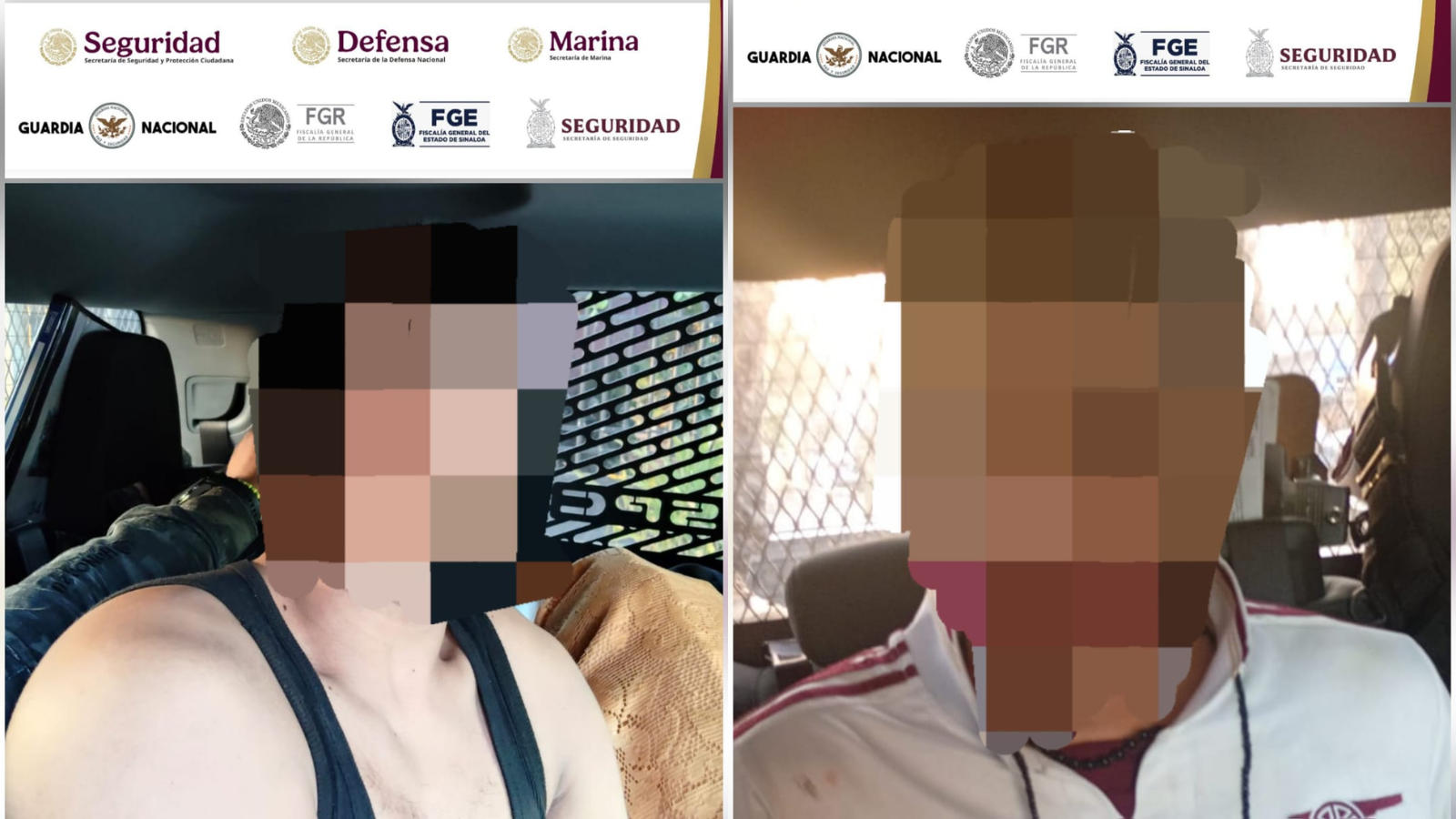Autoridades detienen a dos hombres armados