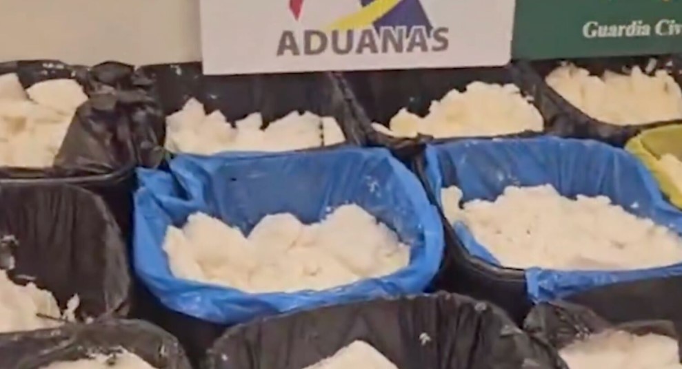 Droga decomisada en España procedente de México