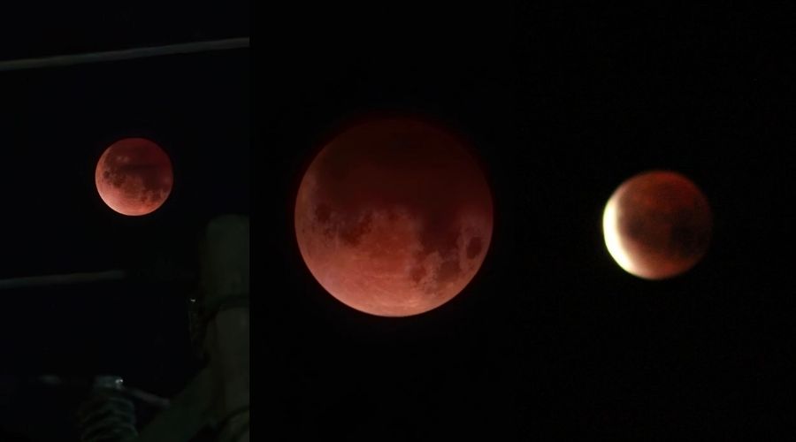 Fases del eclipse total de luna