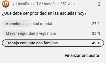 Usuarios de Línea Directa coinciden en que el trabajo con madres y padres de familia es clave para prevenir tragedias