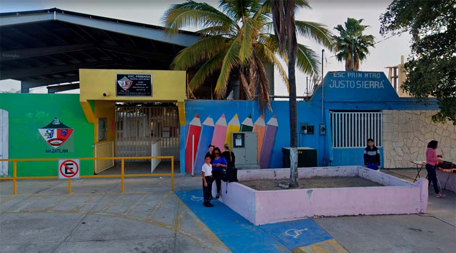 Escuela primaria Justo Sierra, en Mazatlán