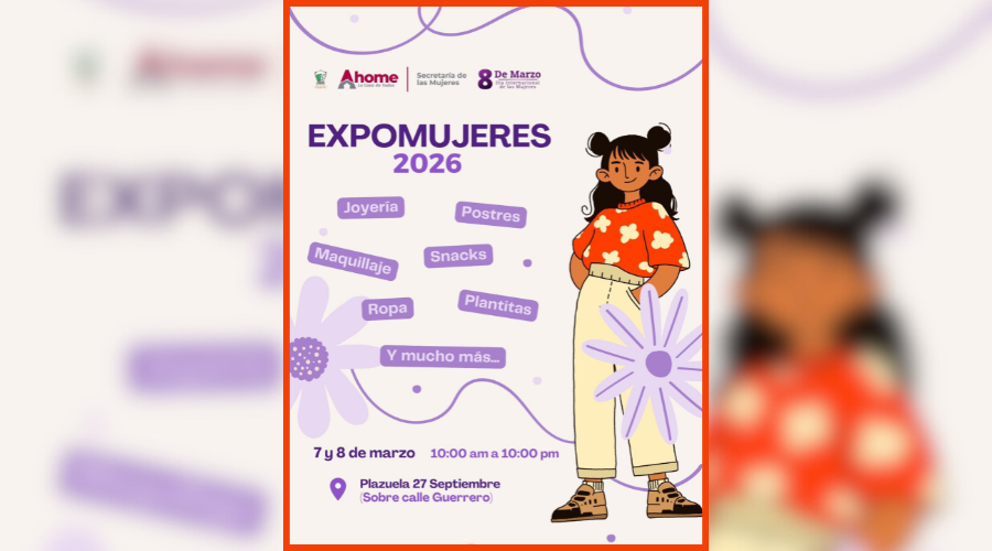Invitación de Semujeres a la Expo Mujeres en Ahome