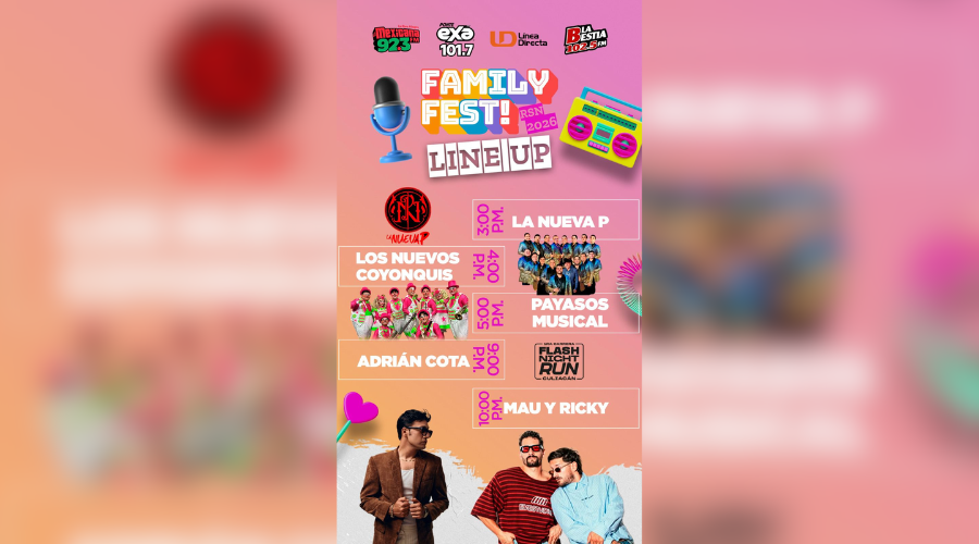 Line up del Family Fest RSN.