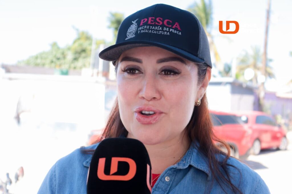Flor Emilia Guerra Mena, secretaria de Pesca y Acuacultura en Sinaloa, en entrevista para Línea Directa