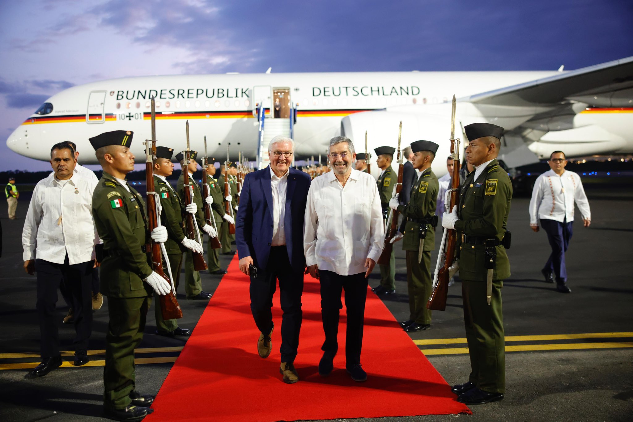 Arriba a México Frank-Walter Steinmeier, presidente de Alemania; agenda incluye reunión con Sheinbaum