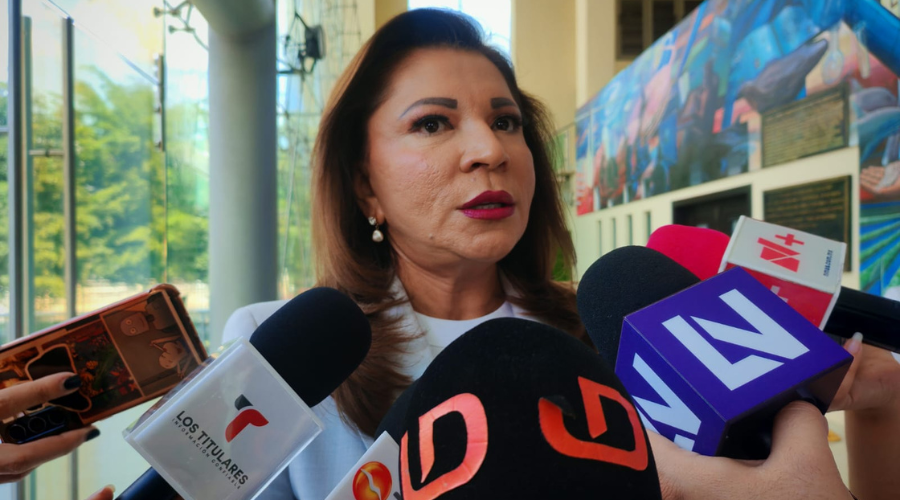 Himelda Félix habla con Línea Directa y medios de comunicación en Sinaloa