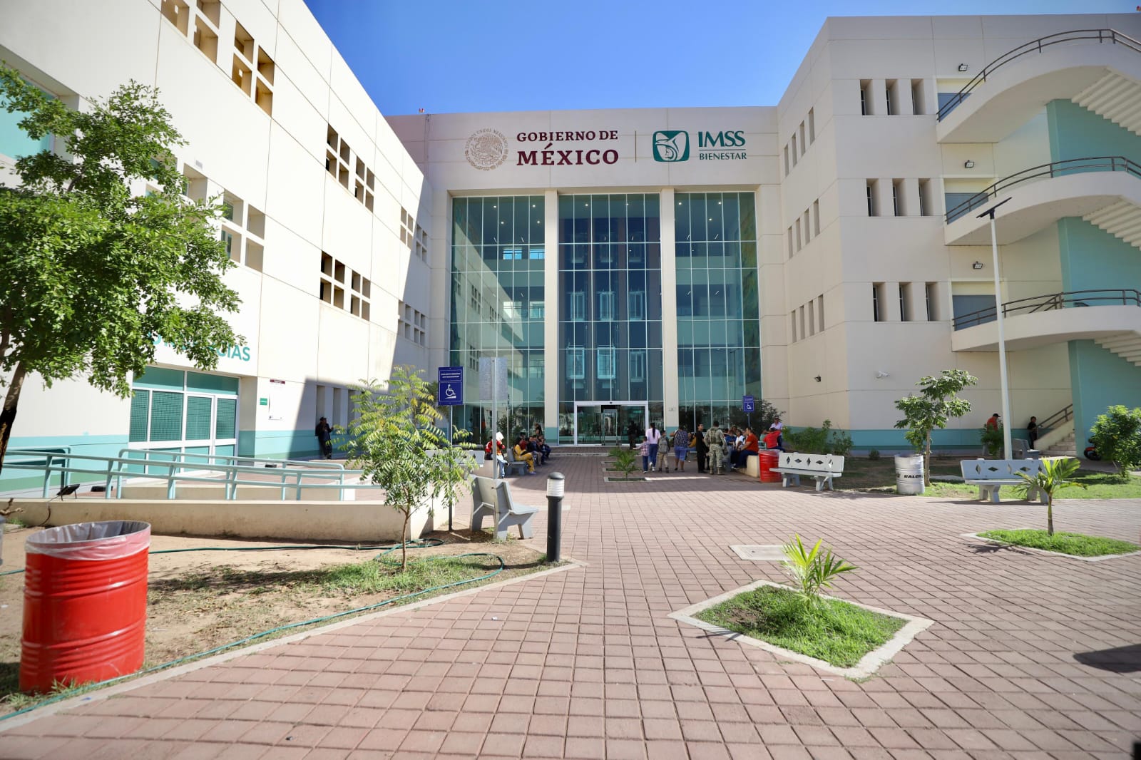 Parte exterior de IMSS Bienestar Culiacán