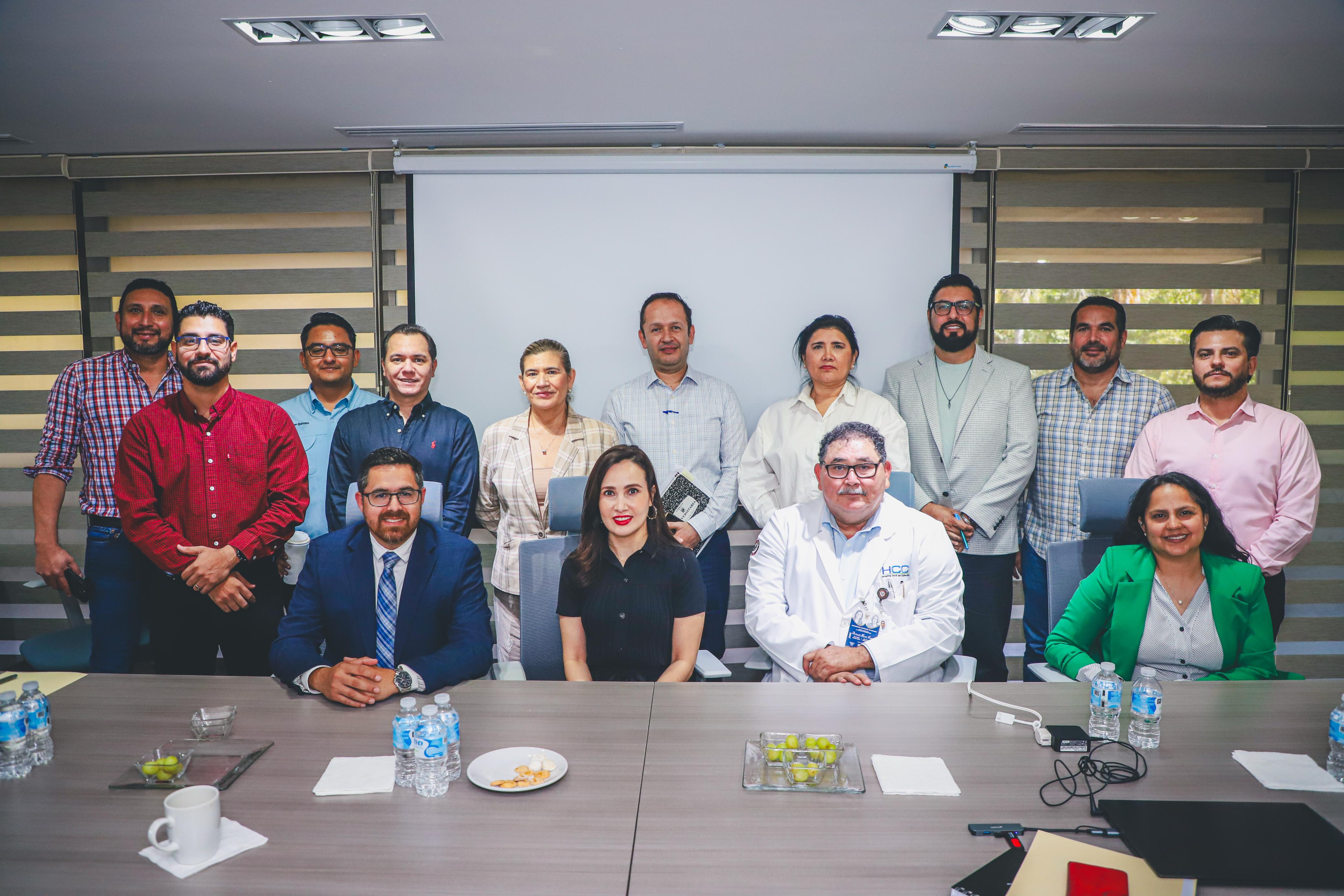 Autoridades de la Secretaría de Transparencia y Rendición de Cuentas, Secretaría de Salud y Hospital Civil de Culiacán.