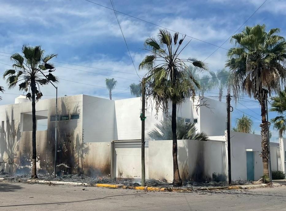 Domicilio con daños por incendio