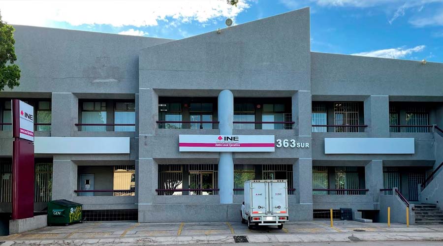 Instalaciones de INE en Culiacán, Sinaloa