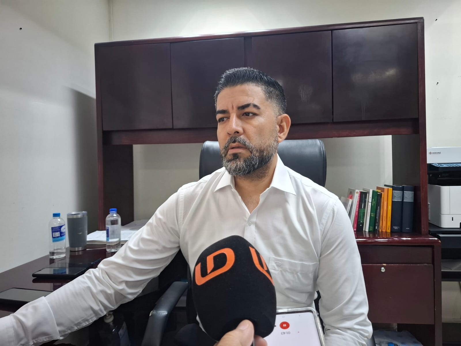 Isaac Aguayo Roacho, vicefiscal en la zona sur de Sinaloa.