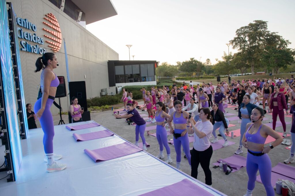 Jornada de activación física por el día de la mujer en Culiacán