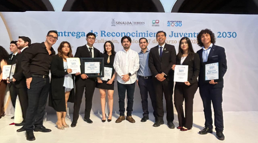 Entrega de reconocimiento del programa Juventudes 2030