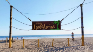 Entrada a la playa Las Glorias en Guasave