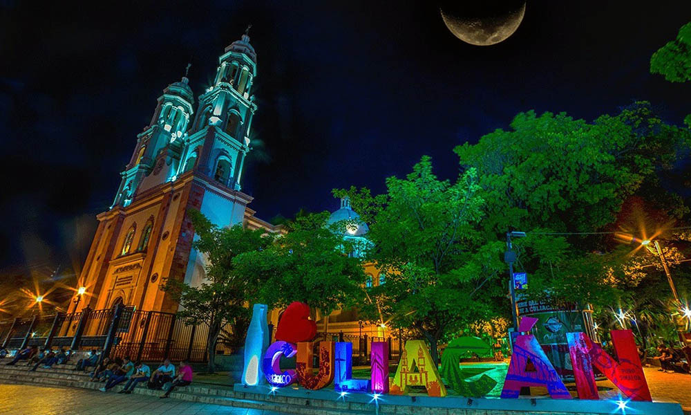 Letras de Culiacán en Parroquia de Nuestra Señora de Guadalupe