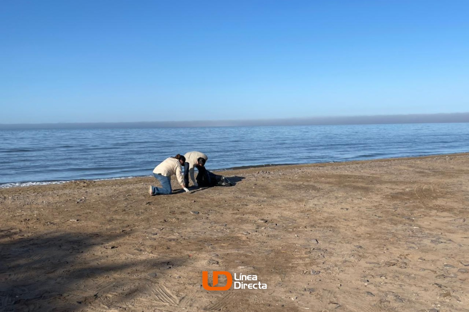 Limpieza en playa El Maviri