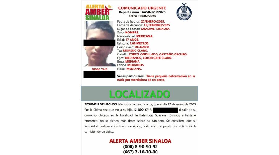 Ficha de búsqueda de una persona