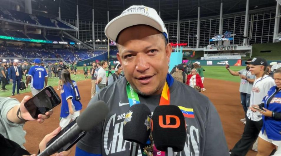 Miguel Cabrera habla con Línea Directa.