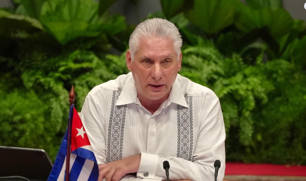 Miguel Díaz-Canel, presidente de Cuba, agradece 
