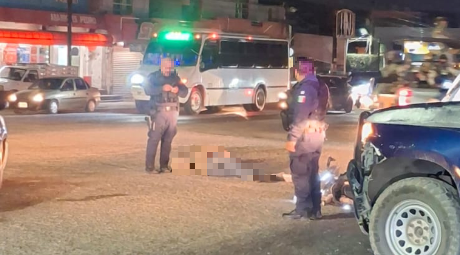 Policía responden al llamado de un motociclista lesionado tras choque