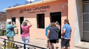 Cruceristas recorren al Museo Comunitario de Malpica, en Concordia