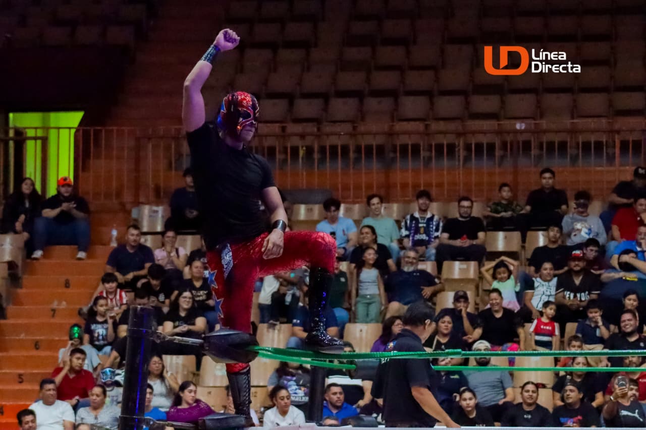 Luchador en el ring