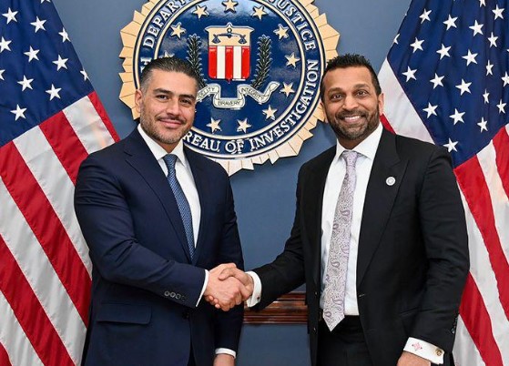 Harfuch se reúne en Washington con Kash Patel, director del FBI; reafirman cooperación en seguridad