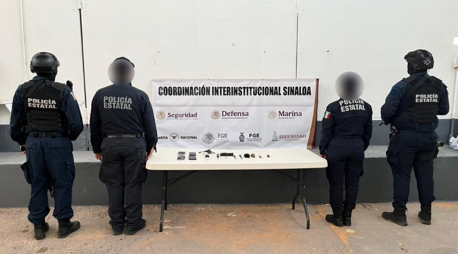 Policía de Sinaloa asegura objetos tras revisión en el penal de Goros II