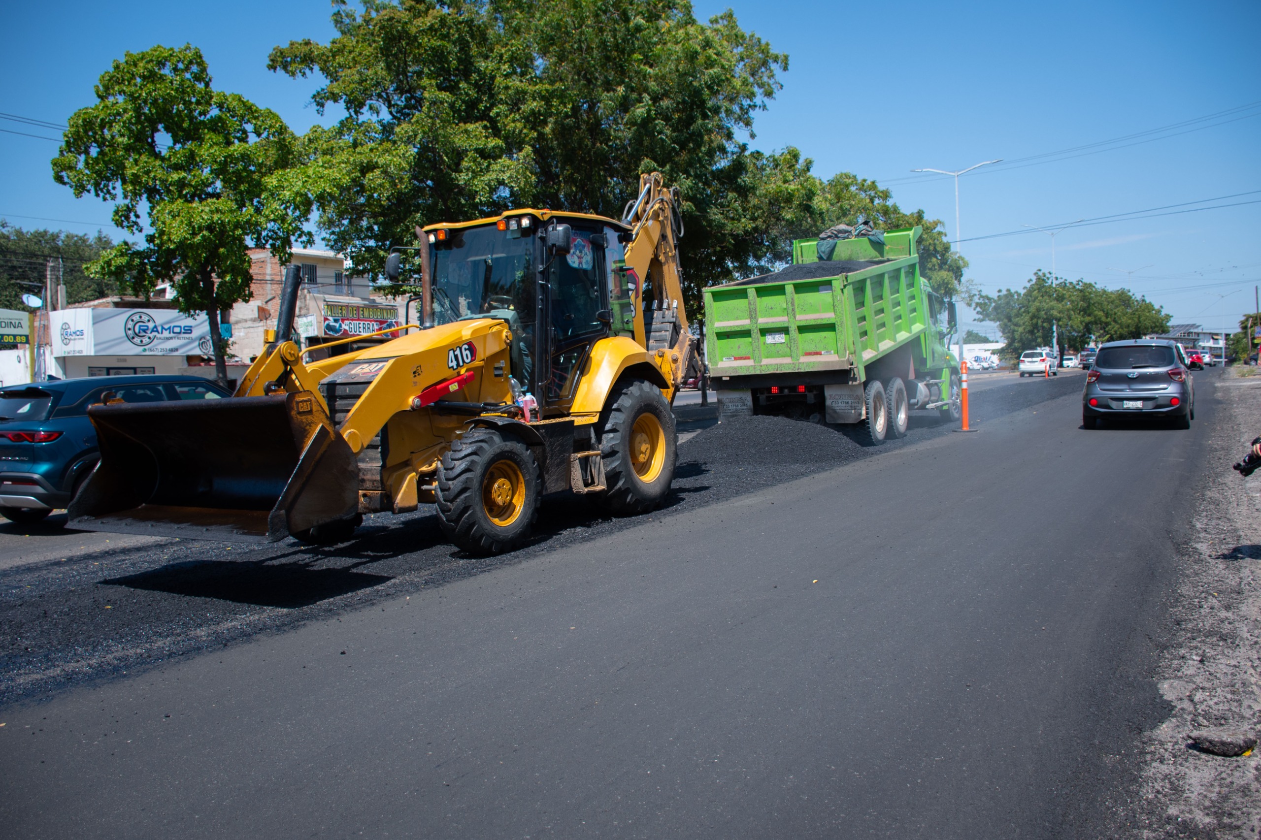 Avanzan acciones de reencarpetado en bulevares José Limón y Zapata
