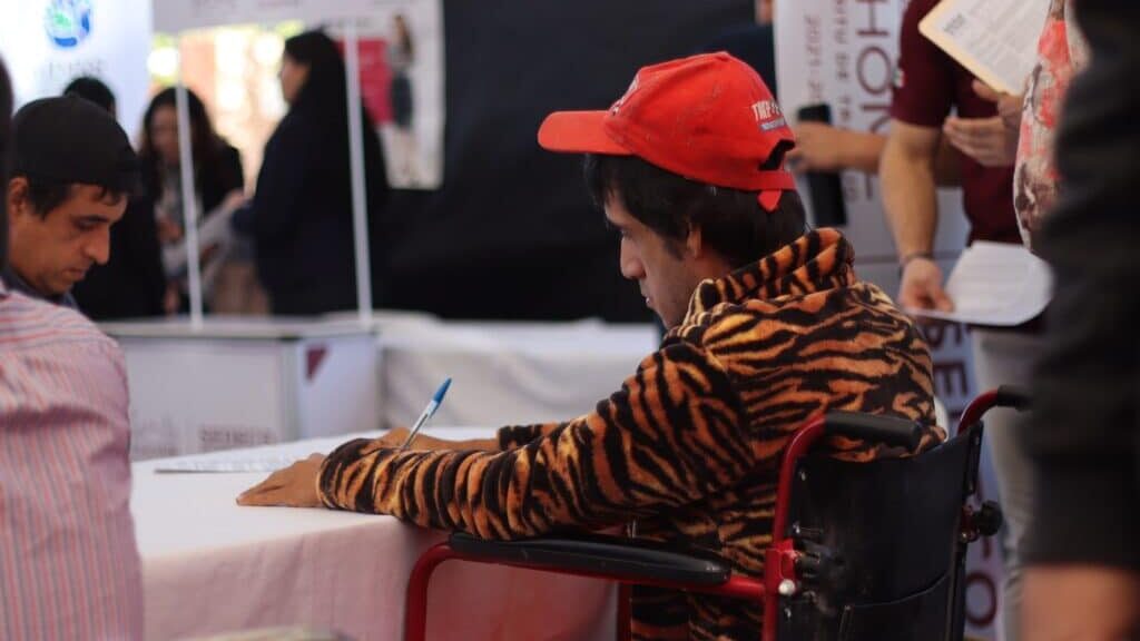 Persona con discapacidad en trámite