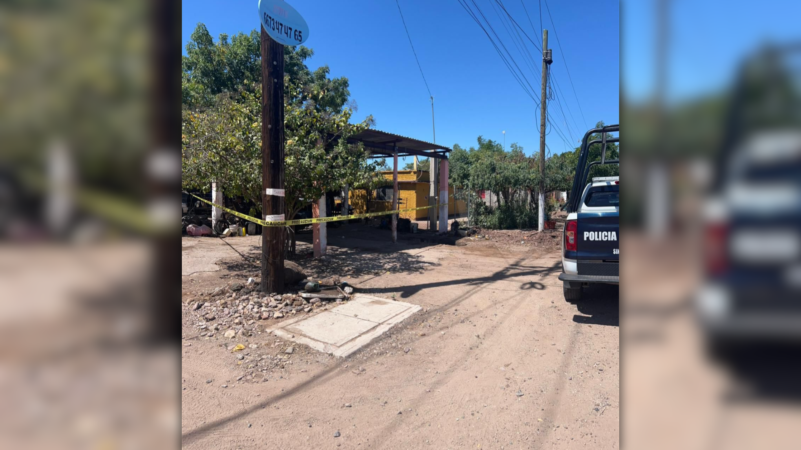 Reportan a un herido de bala y solo encuentran rastros de sangre