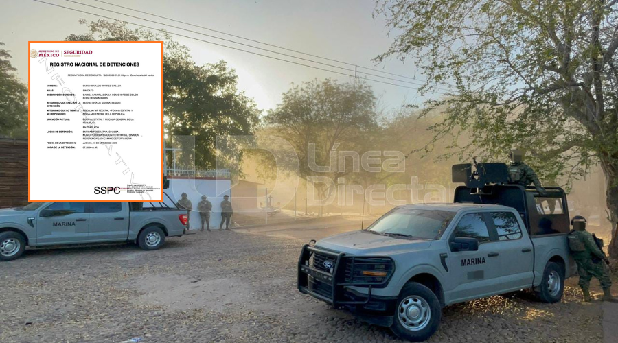 SSPC dan a conocer mediante una ficha la detención de un hombre durante operativo en El Salado