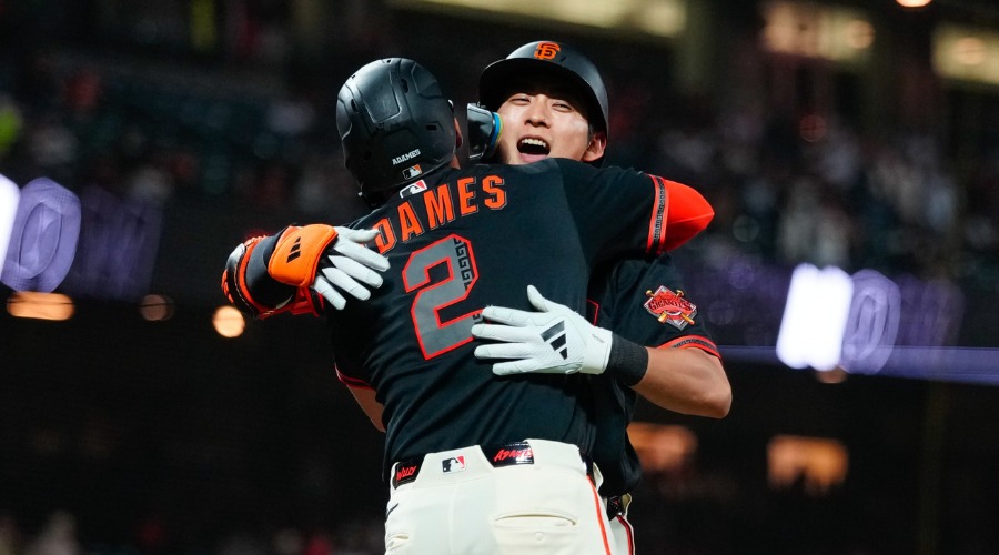 Jugadores de Gigantes deSan Francisco