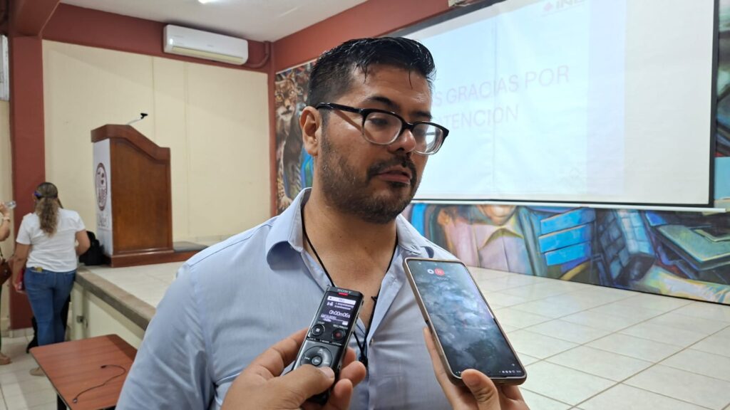 Sergio Anaya Sánchez en entrevista con medios de comunicación