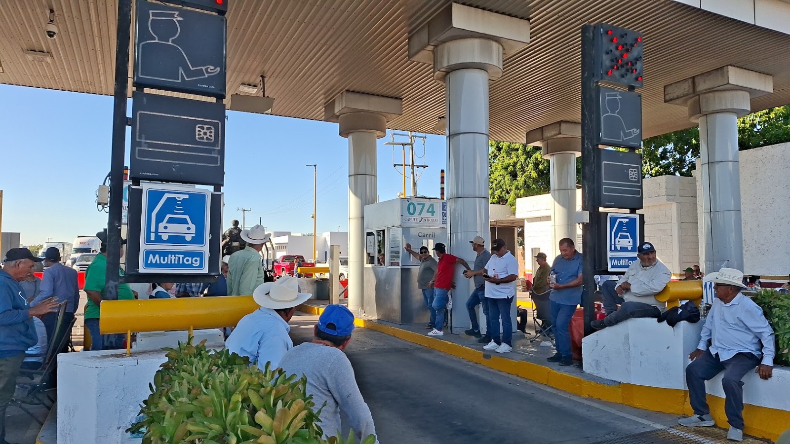 Caseta tomada por ganaderos