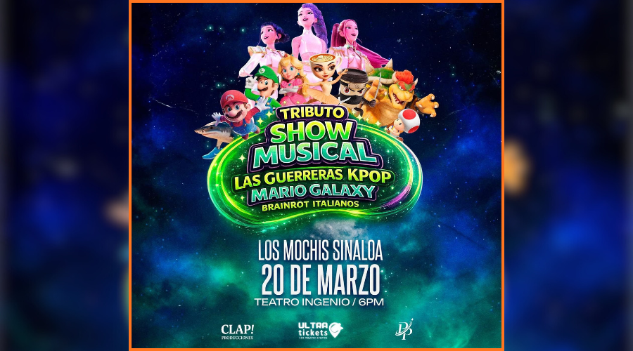 Teatro Ingenio de Los Mochis invita a familias al Tributo Show Musical