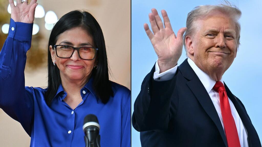 Trump reconoce a Delcy Rodríguez como presidenta de Venezuela: 
