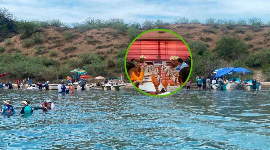 Vacacionistas en playa de Guasave y sesión de cabildo del Ayuntamiento
