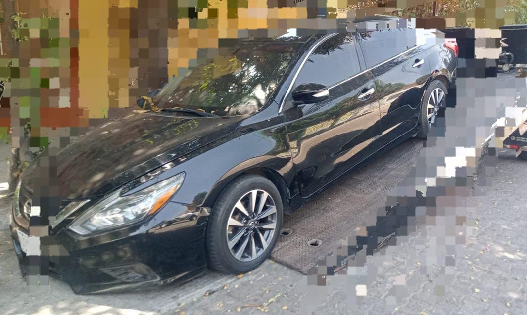 Vehículo con reporte de robo recuperado