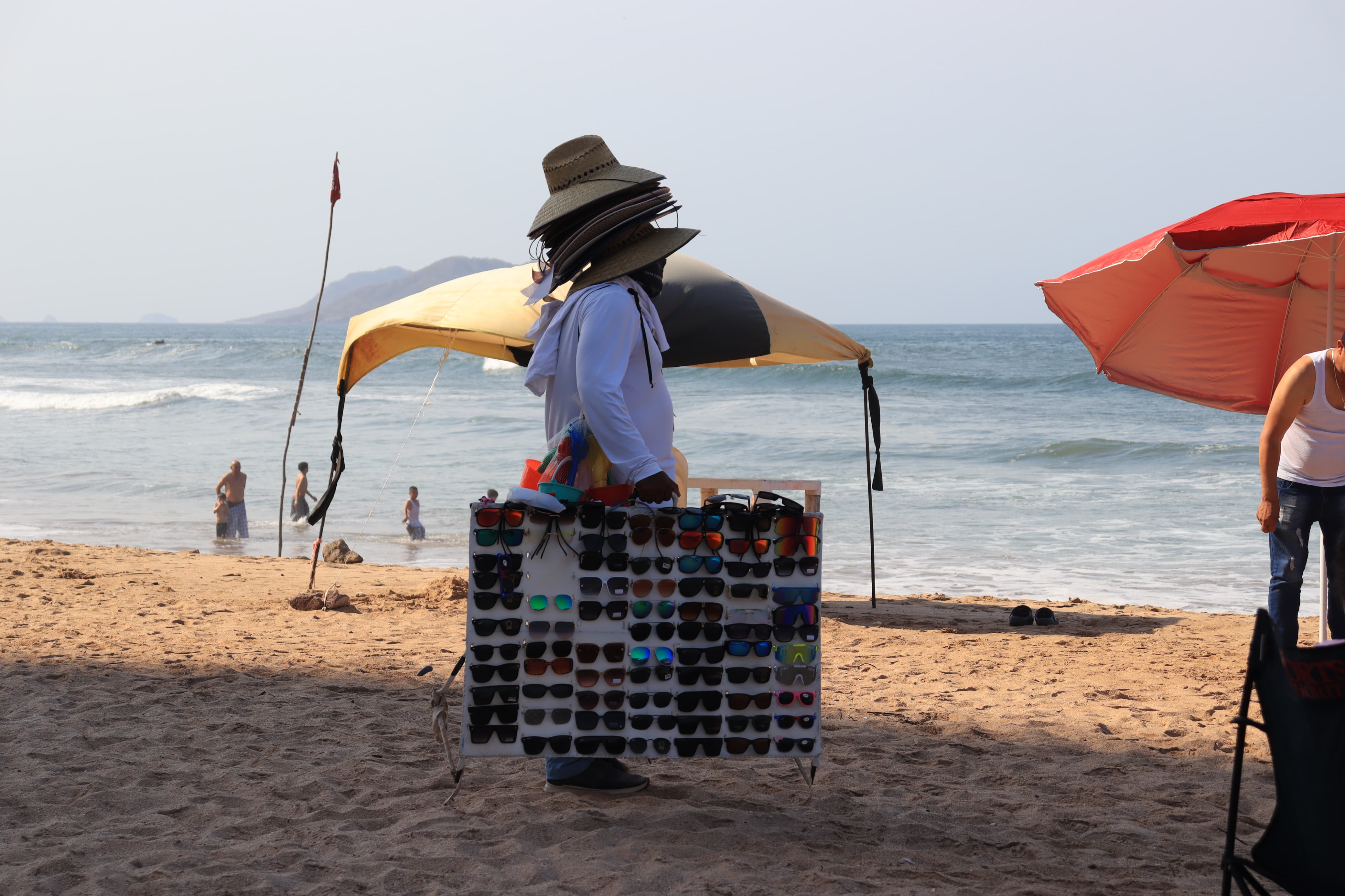 Vendedor de playa en Sinaloa