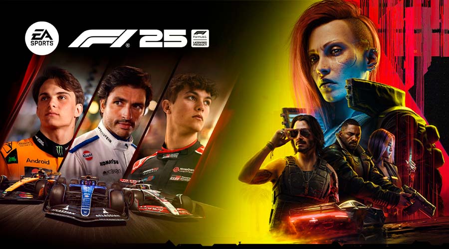 F1 25 y Cyberpunk 2077, videojuegos que llegan a Xbox Game Pass en Marzo de 2026