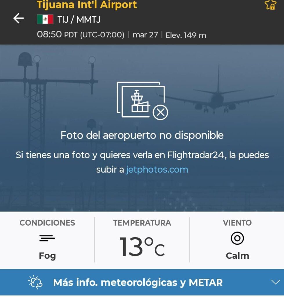 Los vuelos están siendo desviados a otros aeropuertos del país
