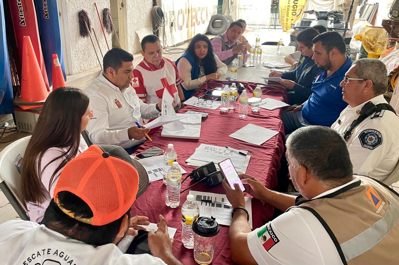 Reunión de PC Culiacán previo a semana santa