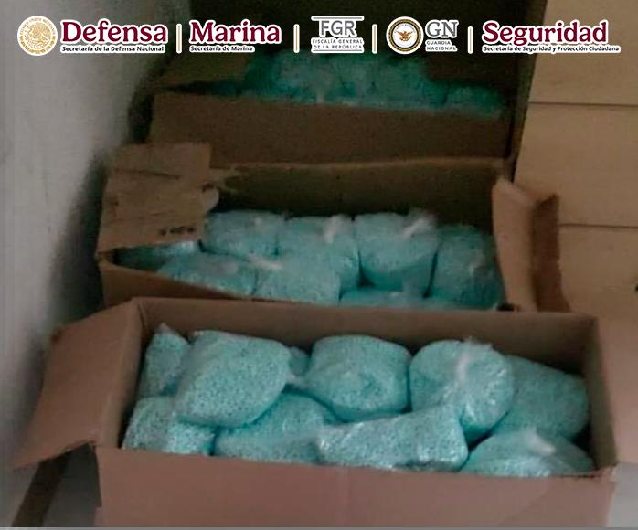 Autoridades federales desmantelan red de distribución de fentanilo en Colima
