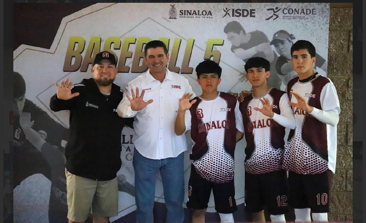 Sinaloa inicia con paso firme en el beisbol 5 regional de la Olimpiada Conade 2026