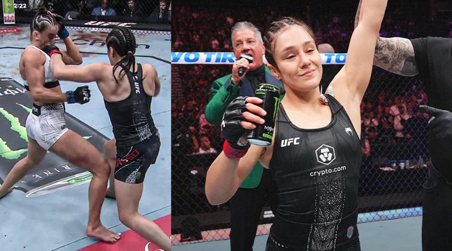 Así fue el nocaut de Alexa Grasso en UFC Seattle