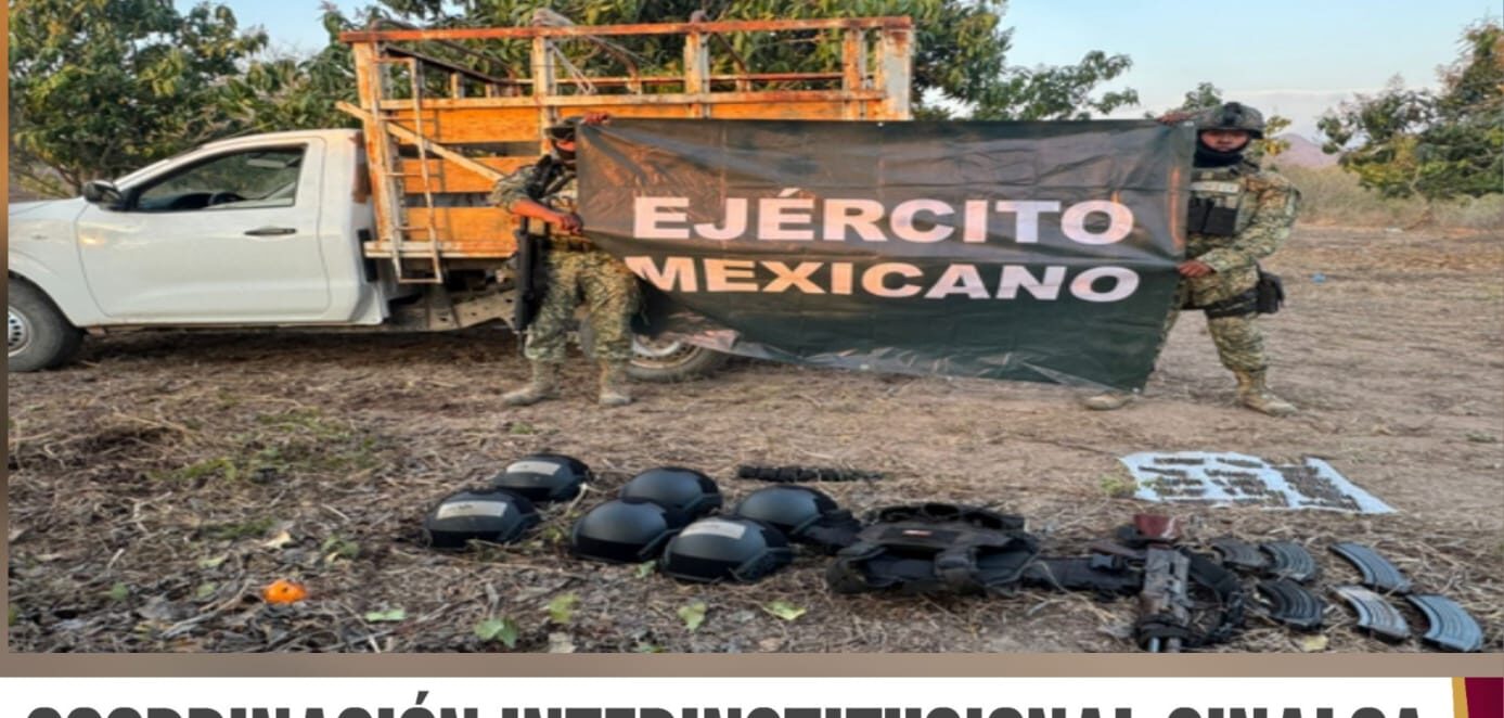 Entre cateos, vehículos recuperados, armas y municiones, autoridades obtienen resultados en Sinaloa